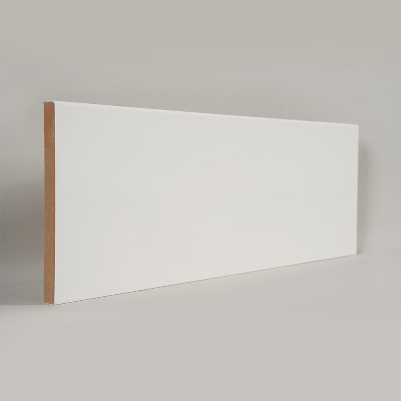 MDF soklová deska (výplňový základ a perleťově bílá) 1/2' x 5 1/2'
