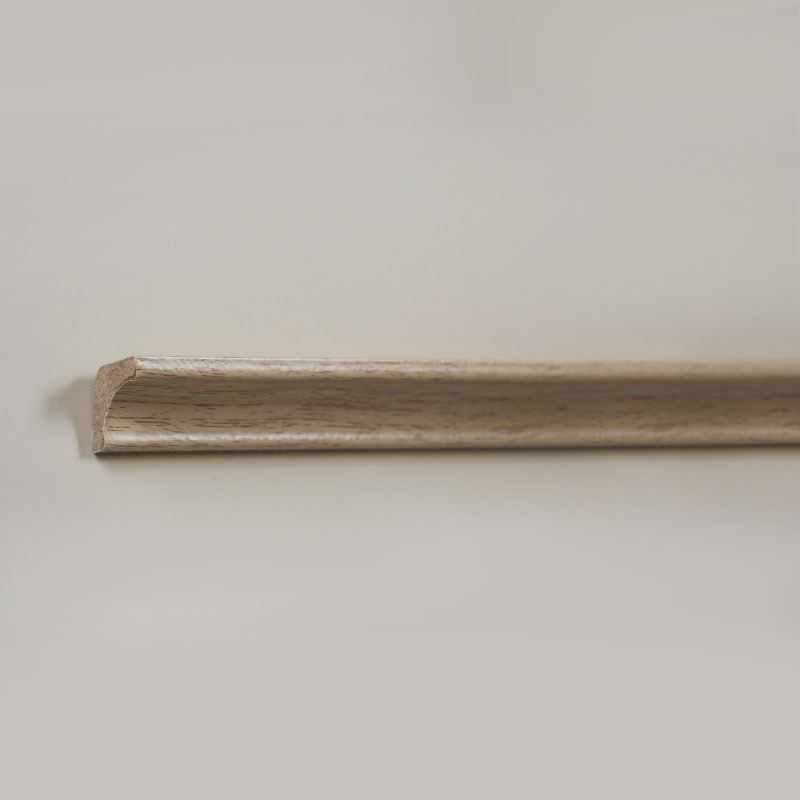 Vnitřní rohová lišta MDF / lišta Scotia (obalená bílou dubovou dýhou + barva) – barva přírodního dubu 7/8' x 7/8'