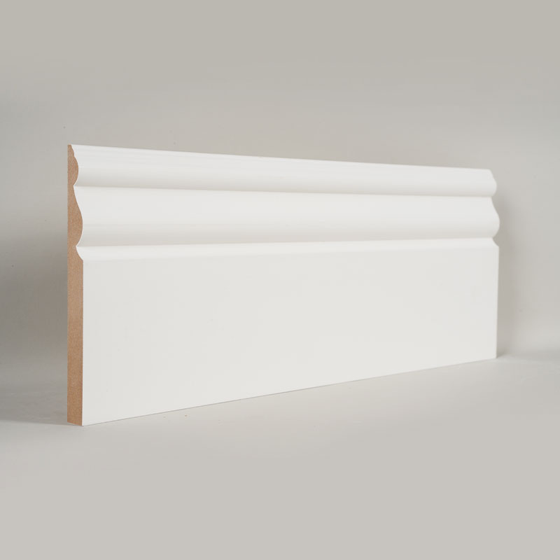 Soklová lišta MDF (základní výplň a perleťově bílá) 3/5' x 6'