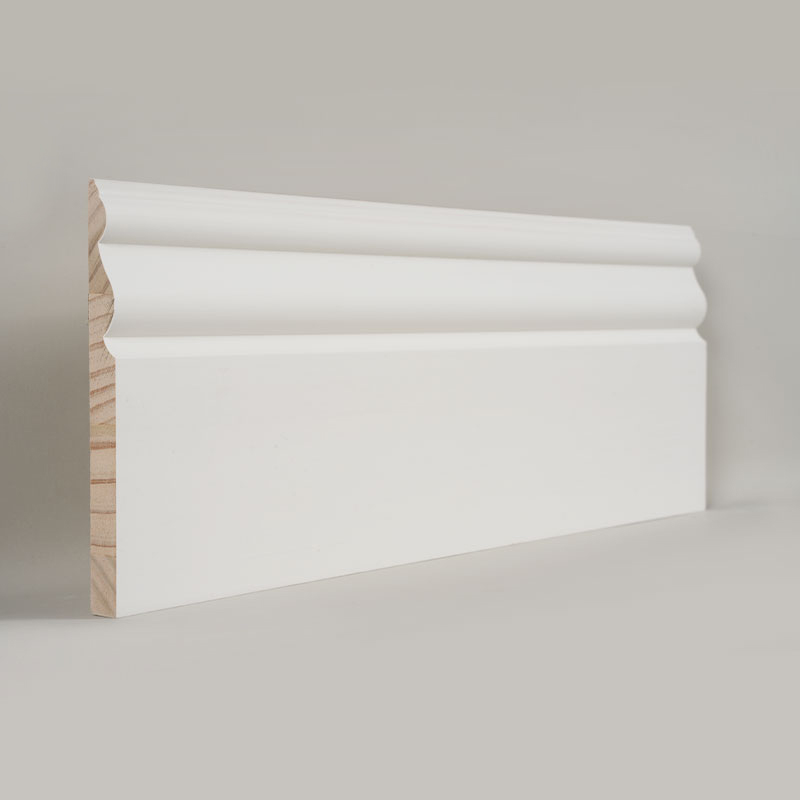 Borovicová soklová deska (základní výplň a perleťově bílá) 3/5' x 6'