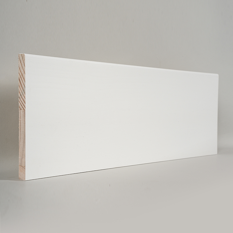 Borovicová soklová deska (výplňový základ a perleťově bílá) 1/2' x 5 1/2'