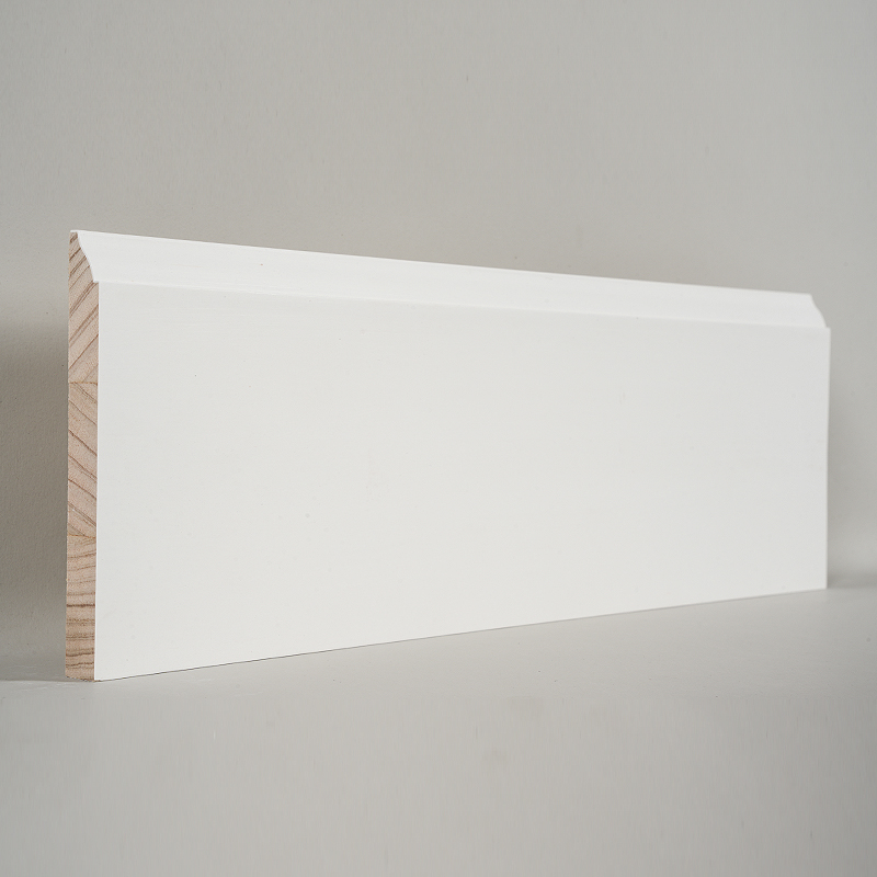 Borovicová soklová deska (základní výplň a perleťově bílá) 3/5' x 5 1/4'